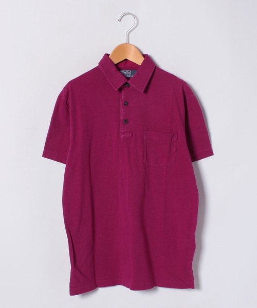 POLO RALPH LAUREN(POLO RALPH LAUREN)/ポロラルフローレン(メンズ)　ポロシャツ　半袖/ダークパープル