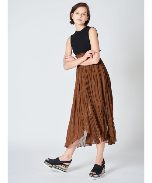 Emmi Atelier ノースリーブニットコンビワンピース エミ Emmi Dresslova Com Emmi Atelier ノースリーブニットコンビワンピース エミ Emmi Dresslova Com