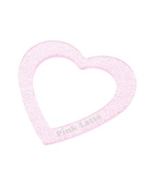 PINK-latte(ピンク　ラテ)/ラメクリアハートバングル/ベビーピンク（071）