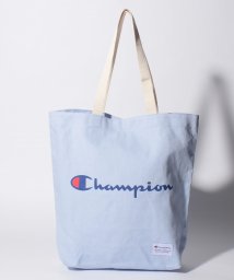 JEANS MATE(ジーンズメイト)/【CHAMPION】ロゴ入りトートバック/サックス