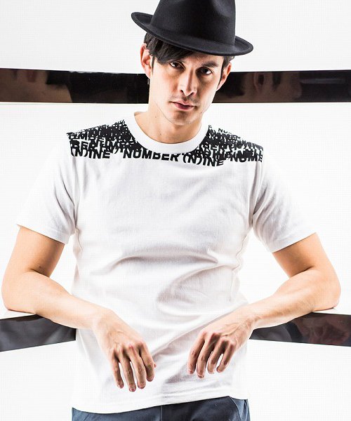 セール Number N Ine Denim ナンバーナインデニム アッパーロゴプリント Tシャツ Numbernine Denim Numbernine Denim Magaseek