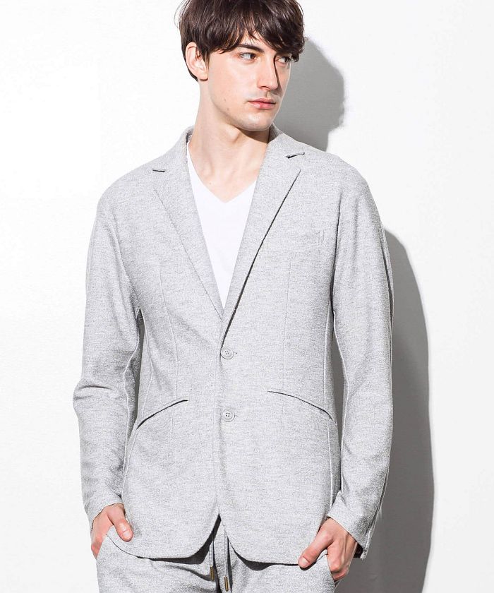 LEON掲載】ブークレパイルテーラードジャケット(500903341)｜HANKYU