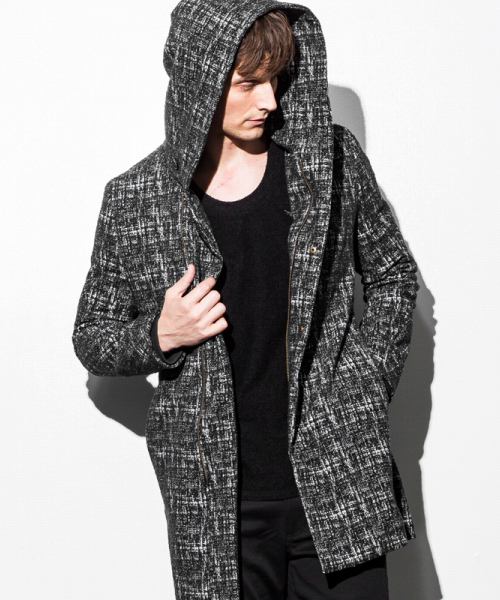 雑誌LEON掲載】1PIU1UGUALE3 思いとどまり RELAXフラップコート L /