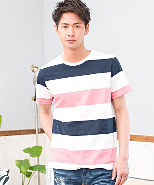 VICCI(ビッチ)/VICCI【ビッチ】ランダムボーダークルーネック半袖Tシャツ/その他系3