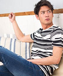 VICCI(ビッチ)/VICCI【ビッチ】ランダムボーダークルーネック半袖Tシャツ/その他系4