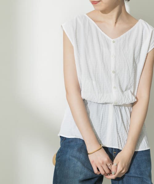 セール フロントバック2wayシアサッカーブラウス アーバンリサーチ Urban Research Magaseek