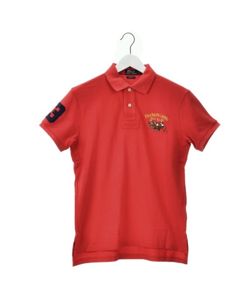 POLO RALPH LAUREN(POLO RALPH LAUREN)/ポロラルフローレン(メンズ)　ポロシャツ　半袖/レッド