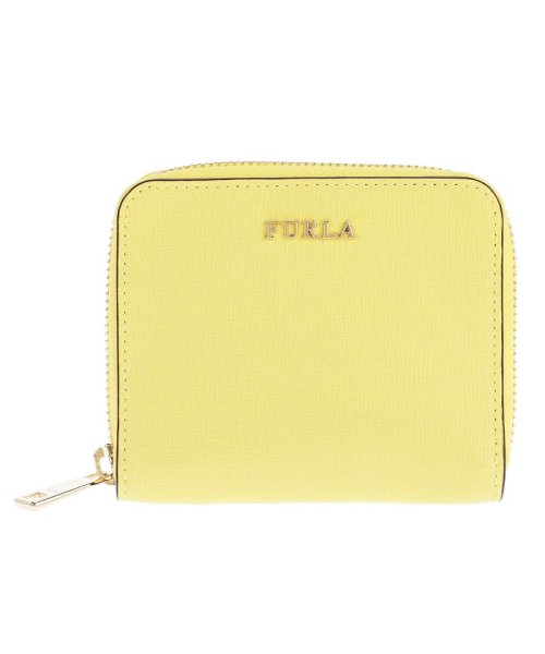 FURLA(フルラ)/フルラ　バビロン　スモールジップアラウンド　ウォレット/イエロー