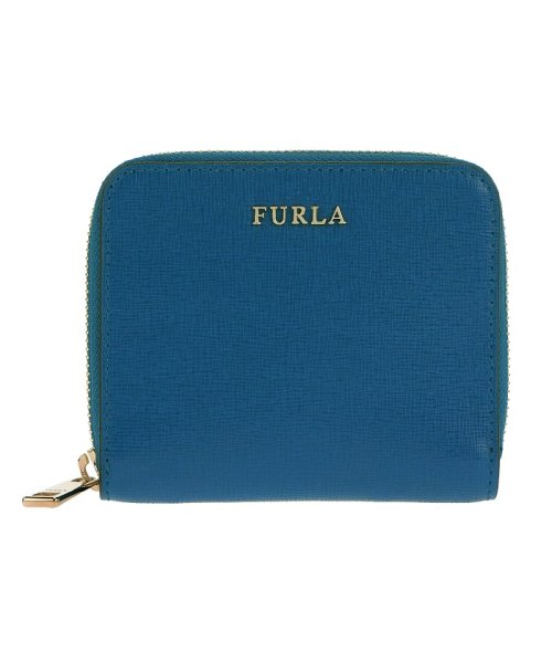 FURLA(フルラ)/フルラ　バビロン　スモールジップアラウンド　ウォレット/パヴォーンブルー