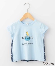 a.v.v(KID'S)(アー・ヴェ・ヴェキッズ)/[100－130]【DISNEY ALICE】　ドットシフォンバックシャンカットソー[WEB限定サイズ]/ライトブルー