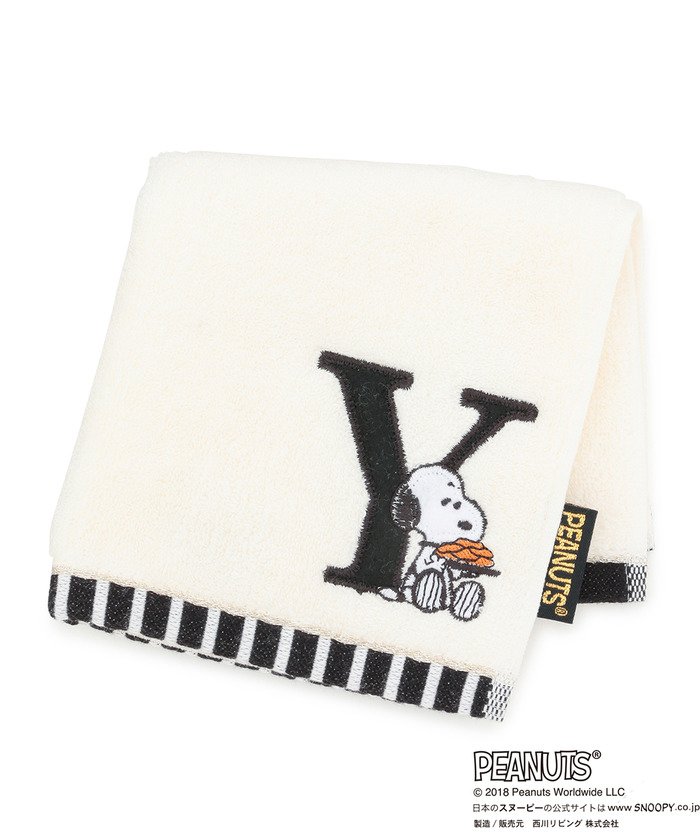 クーポン スヌーピーイニシャルミニタオル ロペピクニック パサージュ Rope Picnic Passage Magaseek