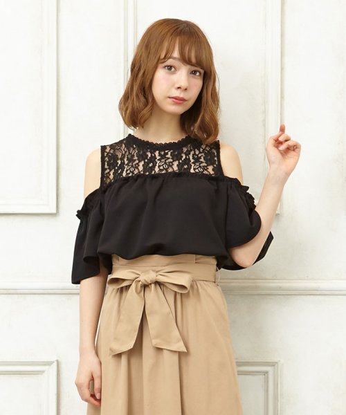 セール ヨークレース肩あきトップス イング Ingni Magaseek セール ヨークレース肩あきトップス イング Ingni Magaseek