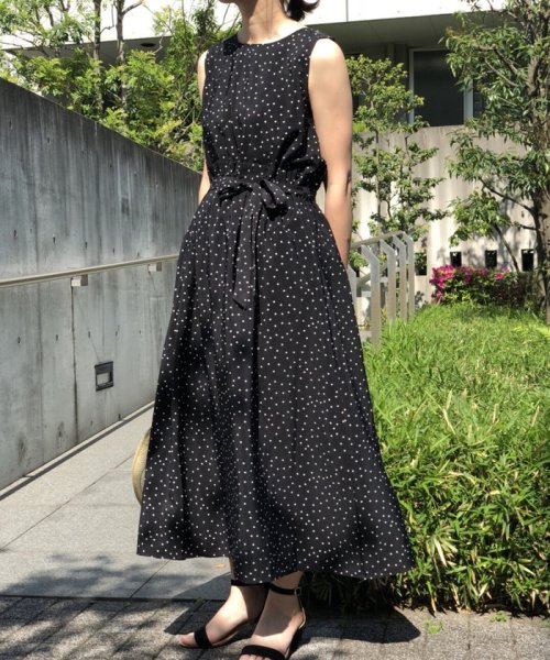 セール Web限定 ドットプリントノースリーブワンピース ビス Vis Magaseek