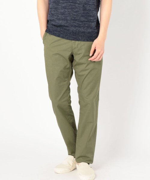 SHIPS MEN(シップス　メン)/GROWN&SEWN: Independent Slim Pant － Feather Twill/ライトグリーン