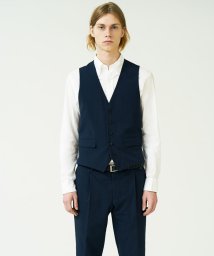 TOMORROWLAND MENS(TOMORROWLAND MENS)/コットンシルクサッカー ジレ/69ネイビー