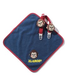 XLARGE KIDS(エクストララージ　キッズ)/ファニーゴリラパイルタオル×クリップセット/紺