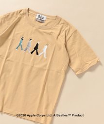 SHIPS MEN(シップス　メン)/SHIPS: THE BEATLES エンブロイダリー Tシャツ/ベージュ系