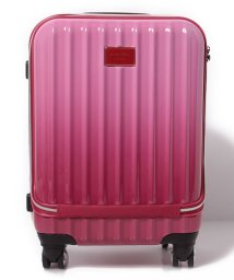 BENETTON (women)(ベネトン（レディース）)/ベネトンフロントオープングラデーションキャリーケース・スーツケース機内持込可容量約33LTSAロック/ピンク