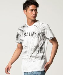 anchor craft(アンカークラフト)/anchor craft【アンカークラフト】BALMYフォトプリントくクルーネック半袖Tシャツ/ホワイト