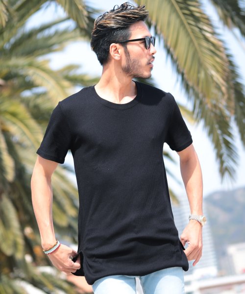 セール ロング丈サーマルtシャツ ロンt メンズ ラウンドカット Tシャツ 無地 ロング丈 カットソー ジギーズショップ Jiggys Shop Magaseek