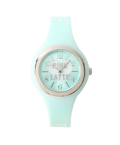 PINK-latte(ピンク　ラテ)/ラバーミルキーラブ 腕時計/ライトグリーン（021）
