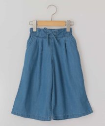 a.v.v(KID'S)(アー・ヴェ・ヴェキッズ)/[100－130]ウェストレースアップデニムガウチョパンツ[WEB限定サイズ]/ライトブルー