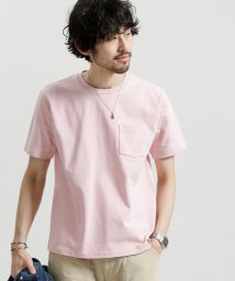 nano・universe(ナノ・ユニバース)/ポケット付きBig　Tシャツ/ピンク