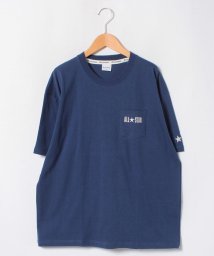 JEANS MATE(ジーンズメイト)/【CONVERSE】【CONVERSE】ワンポイントロゴTシャツ/ネイビー