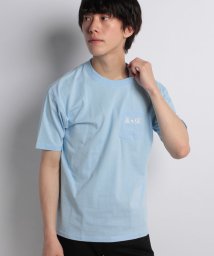 JEANS MATE(ジーンズメイト)/【CONVERSE】【CONVERSE】ワンポイントロゴTシャツ/サックス