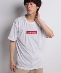 STYLEBLOCK(スタイルブロック)/BOXロゴ胸刺繍Tシャツ/オフホワイトA