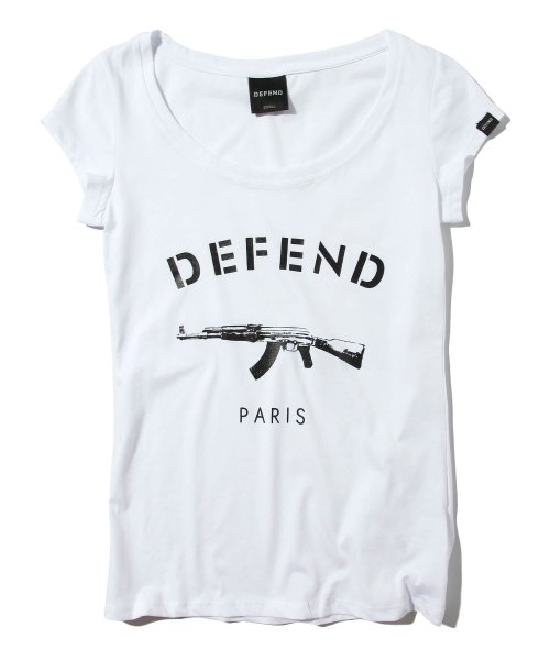 DEFEND PARIS(DEFEND　PARIS)/DEFEND PARIS(ディフェンド パリス) PARIS BASIC Tシャツ/ホワイト