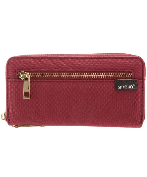 アネロ Anello At B0199 ポリキャンバス ラウンドジップ長財布 バックヤード Backyard Magaseek