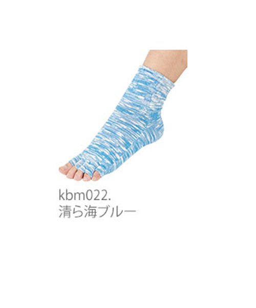 BACKYARD FAMILY(バックヤードファミリー)/KARABISA SOCKS Boot Middle Ankle Type/ブルー