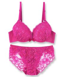 fran de lingerie(フランデランジェリー)/Sexy Magic セクシーマジック ブラ&ショーツセット A70－D75カップ/ピンク