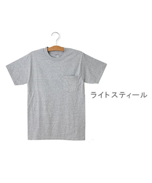 BACKYARD FAMILY(バックヤードファミリー)/ヘインズ Hanes #5190P ビーフィー半袖Tシャツポケット付 6.1オンス BEEFY－T with Pocket/その他