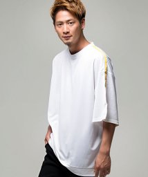 VICCI(ビッチ)/VICCI【ビッチ】サイドラインビッグシルエットクルーネック半袖Tシャツ/ホワイト