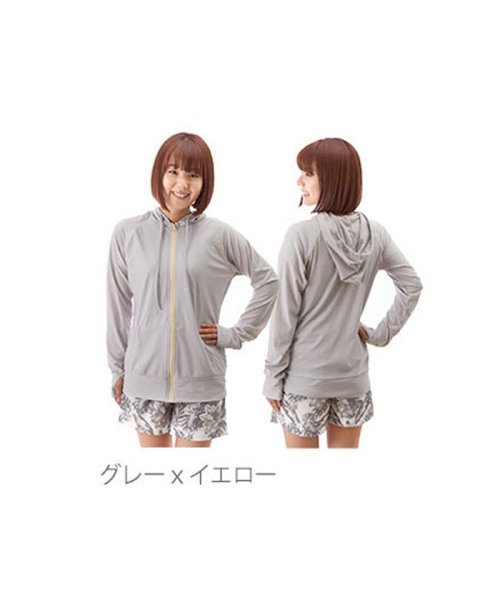 ラッシュガードレディース Bi Color バックヤード Backyard Magaseek
