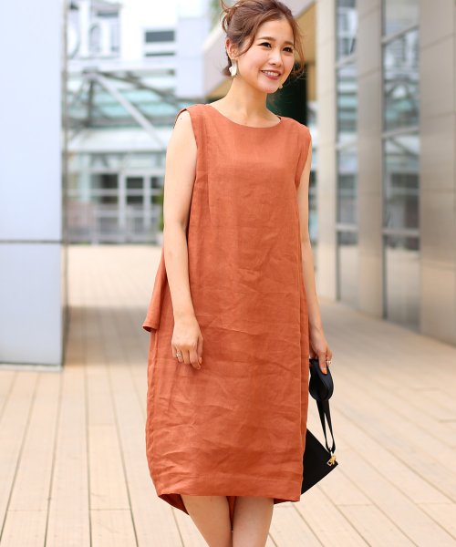 セール フレンチリネンワンピース ブージュルード Bou Jeloud Magaseek