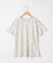 coen(coen)/ネップクルーネックTシャツ/WHITE