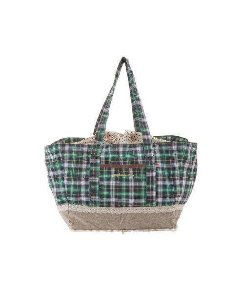 BACKYARD FAMILY(バックヤードファミリー)/お買い物バッグ Okaimono bag3 保冷保温レジカゴ用バッグ/グリーン