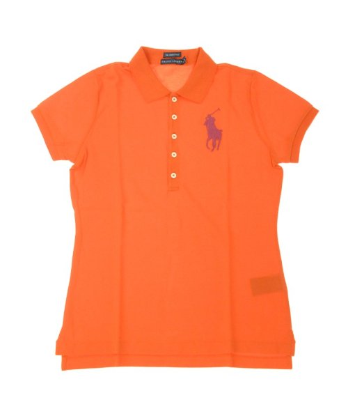 POLO RALPH LAUREN(POLO RALPH LAUREN)/ポロラルフローレン(レディース) ポロシャツ 半袖/オレンジ