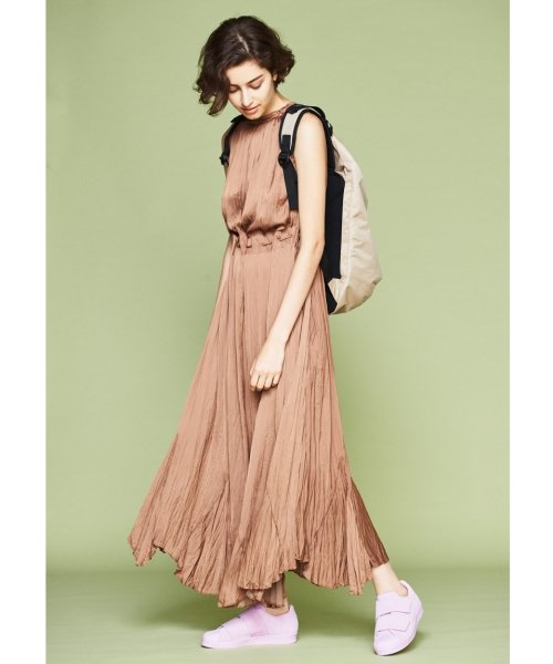 Emmi Atelier ワッシャーロングワンピ エミ Emmi Dresslova Com