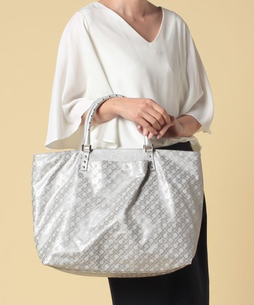 GHERARDINI(ゲラルディーニ)/GHERARDINI　ゲラルディーニ　BAHIRA　SOFTY　FASHION　BAG　GH1820　CACAO/NEWSILVER