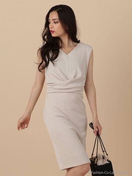 クーポン カシュクールノースリーブワンピース ロイヤルパーティー Royal Party Magaseek