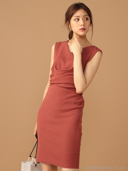 カシュクールノースリーブワンピース ロイヤルパーティー Royal Party Magaseek