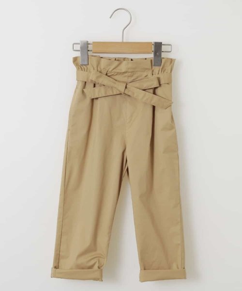 a.v.v(KID'S)(アー・ヴェ・ヴェキッズ)/[100－130]サッシュベルトツキテーパードパンツ[WEB限定サイズ]/ベージュ