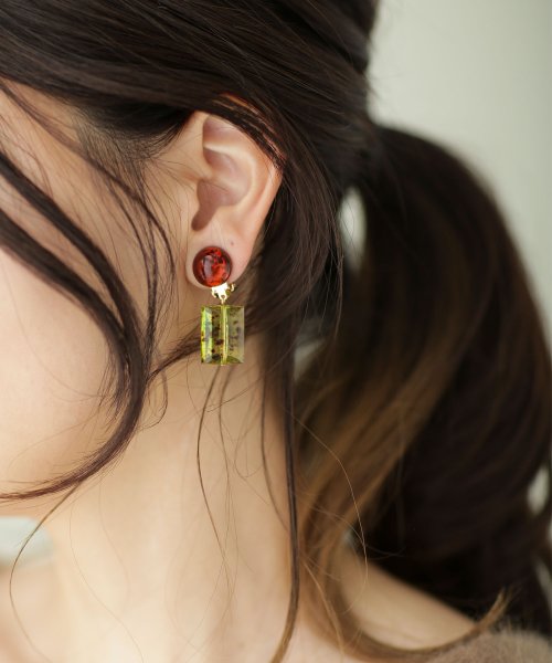 セール Ginger 10月号掲載 Alexandrine Paris キャンディイヤリング ナノ ユニバース Nano Universe Magaseek