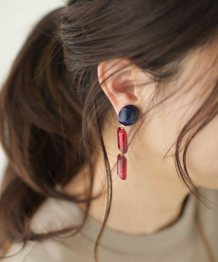 Alexandrine Paris チェリーピンクイヤリング ナノ ユニバース Nano Universe Magaseek Alexandrine Paris チェリーピンクイヤリング ナノ ユニバース Nano Universe Magaseek