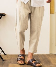 VICCI(ビッチ)/VICCI【ビッチ】麻レーヨンクロップドパンツ/ベージュ