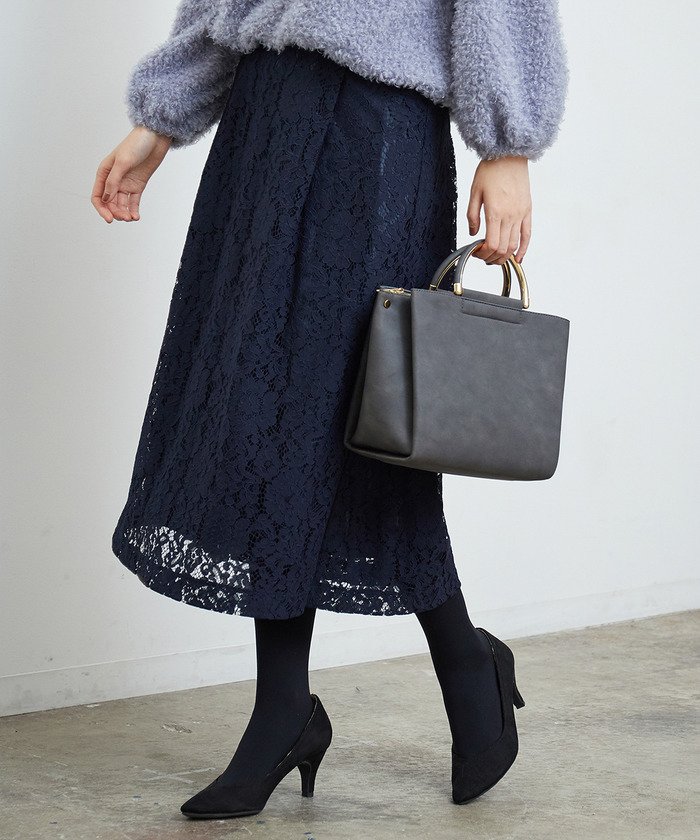 セール Web限定 レースロングスカート ロペピクニック Rope Picnic Magaseek